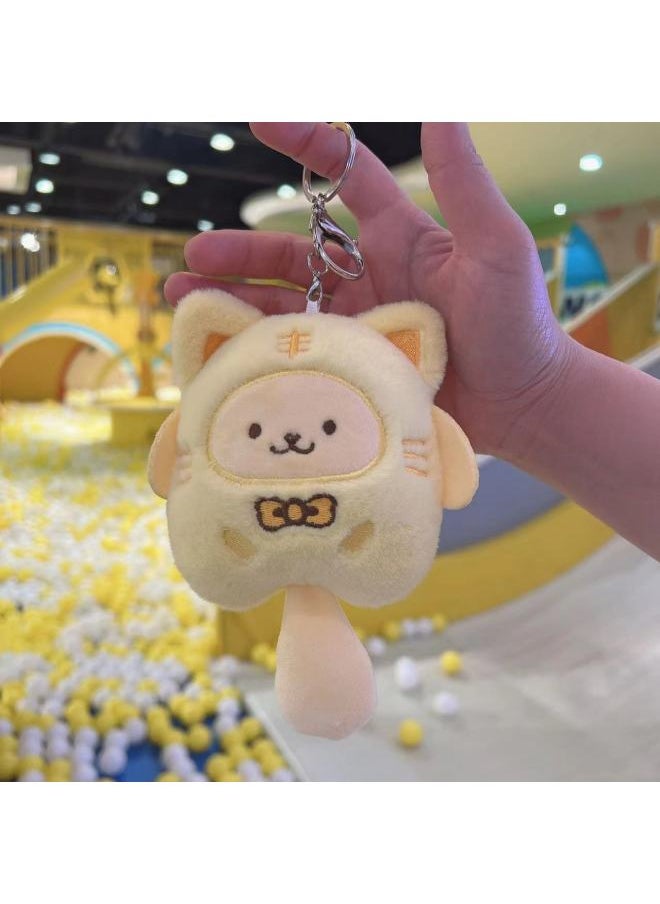 TikTok Girl Plush Pendant Sanrio Series Kulomi Doll Keychain Clasp Doll Doll Toy Batch-Colors:Variable Coolomie Silver Buckle-Height:15cm High
