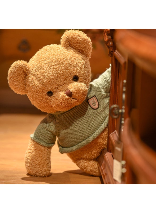 Recording Teddy Bear Plush Toy Talking Doll Cloth Doll Cute Hug Bear Doll Girls Gift-Color:Yellow Teddy Bear Birthday-Height:Large 50cm (recording 5 Minutes)