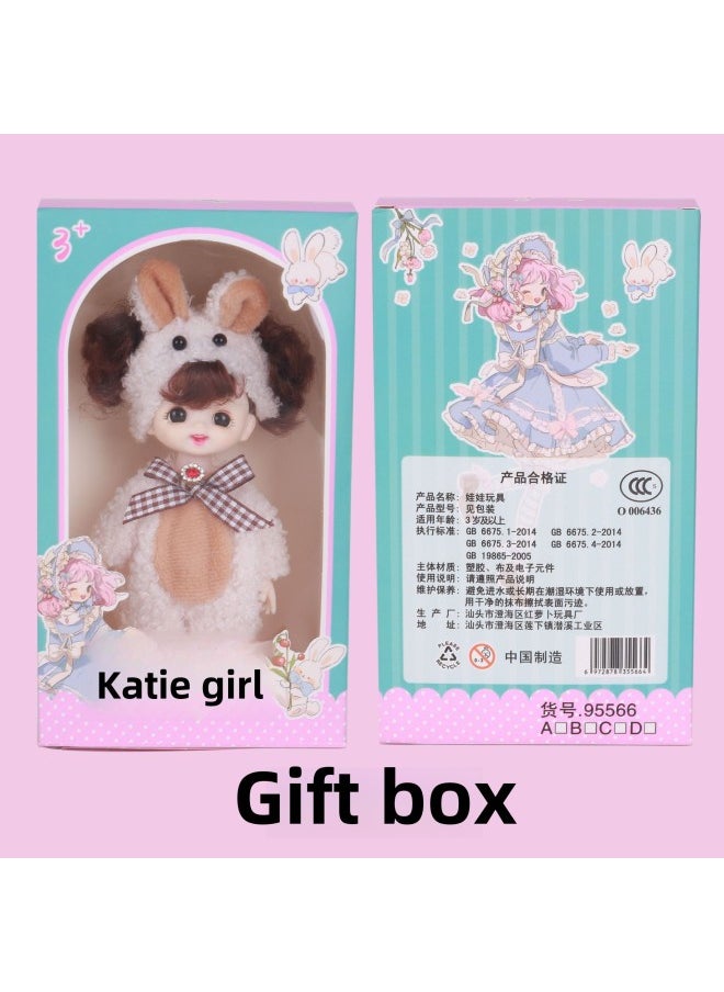 Children's Day Gift Simulation Ob11 Doll Clothes Clothes Children's Girl's Birthday Gift Toy-Color:Six-inch Fur Ball Boy-Height:Single Buy Clothes [excluding Dolls]]