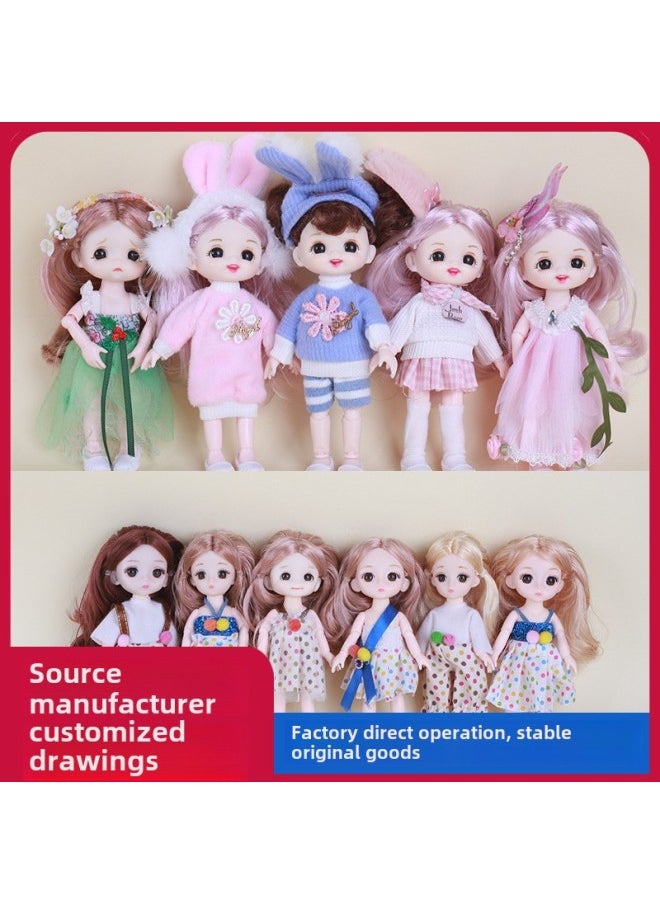 Children's Day Gift Simulation Ob11 Doll Clothes Clothes Children's Girl's Birthday Gift Toy-Color:Six-inch Fur Ball Boy-Height:Single Buy Clothes [excluding Dolls]]