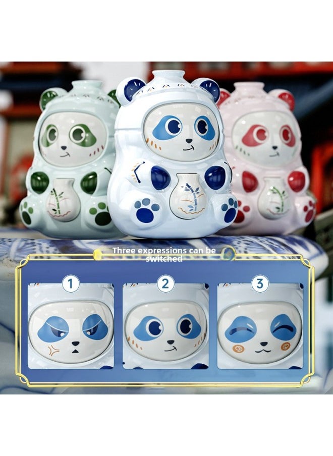 Panda Face-changing Doll Sichuan Opera Face-changing Doll Little God Of Wealth Face-changing Doll Hand-held Doll Gift Stall Wholesale-Color:Little God Of Wealth Face Changing  Opp-bag