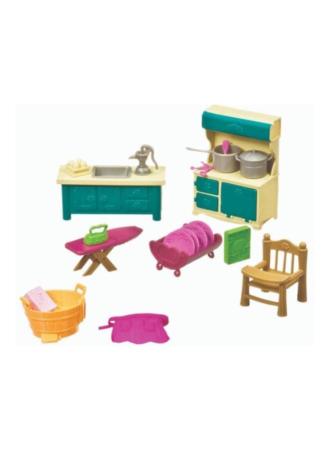 21-Piece Kitchenette And Housekeeping Set 6125Z 25.7x10.2x20.1cm