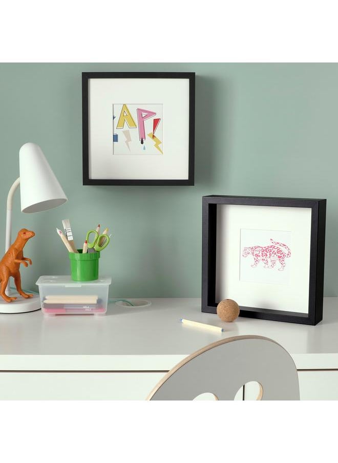 Frame, black, 25x25 cm