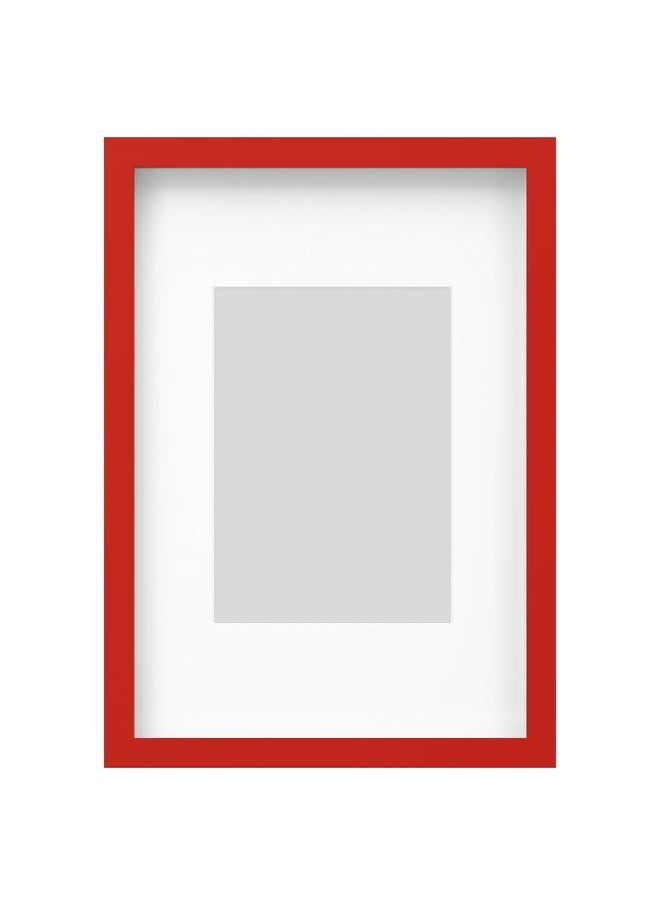 Frame, red, 21x30 cm