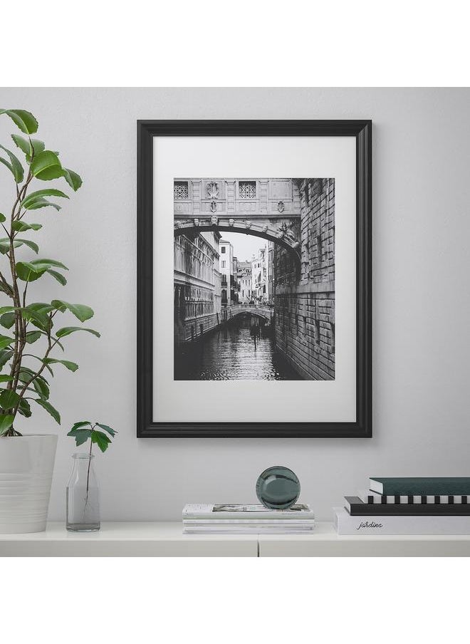 Frame, black stained, 50x70 cm