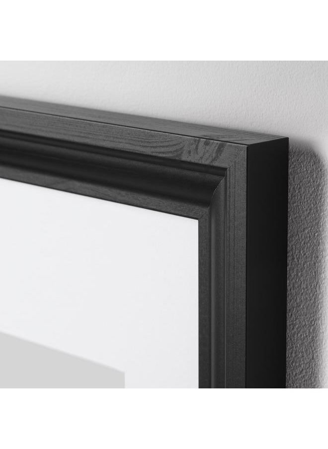 Frame, black stained, 30x40 cm