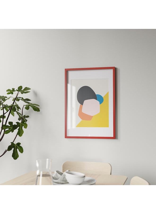 Frame, red, 50x70 cm
