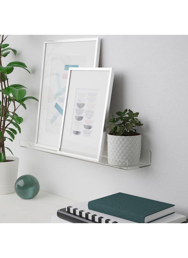Picture ledge, transparent, 60 cm