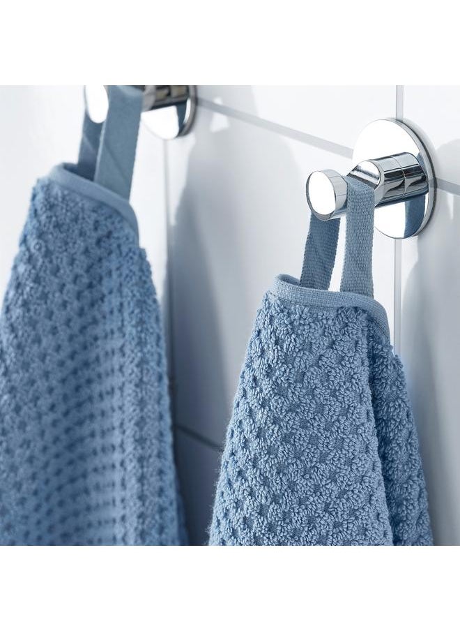 Bath towel, dark grey-blue, 70x140 cm