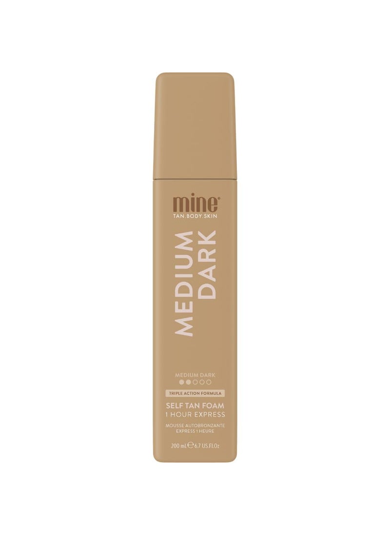 MineTan Dark Self Tanning Foams  Bronze Collection  Best Fake Tanner Mousse for a Deep Instant Bronzing Glow 1 Hour Express Face  Body Ultra Hydrating Formula Coconut Scented 67 Fl Oz