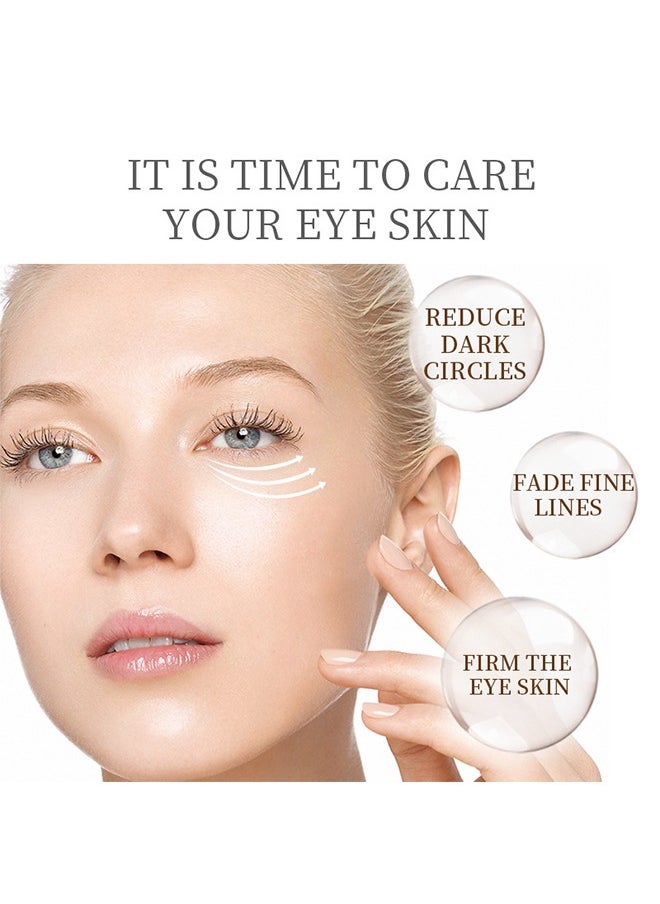Ginseng Snail Eye Cream,Remove Dark Circle Anti-Aging Repair Eye Serum,Hydrating and Moisturising Effect Care for Skin Blooming Eyes Tight Firmer Gently Cleans Removes Dirt Oil 30g