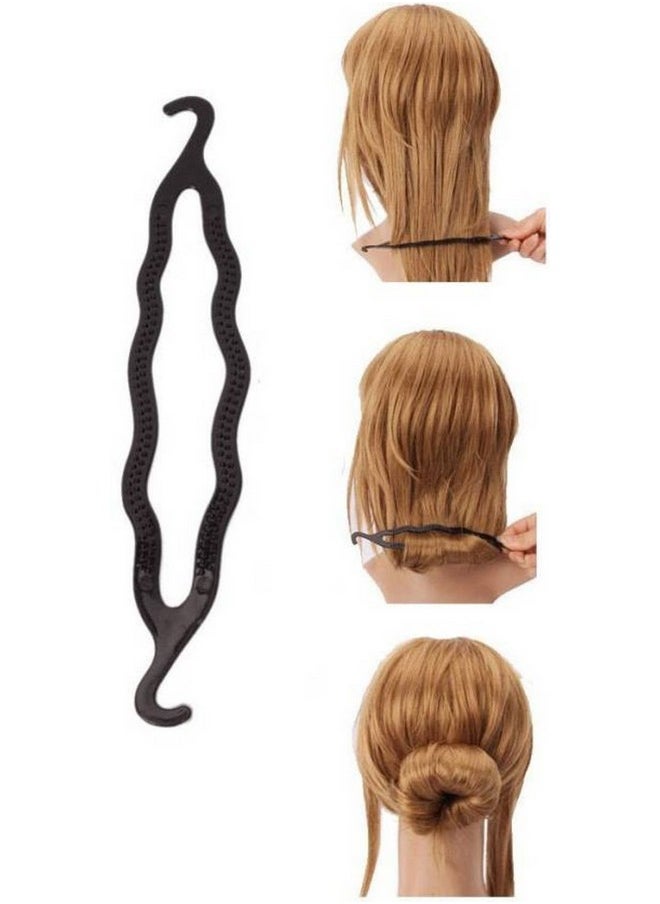 Chanderkash Hair Twist Styling Braid Tool Hair Accessory Set Hair Accessory Set, Black