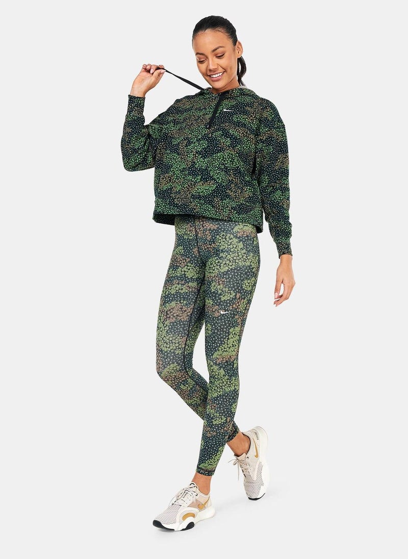 Women's Pro Dri-FIT Get Fit Cropped Fleece Training Hoodie