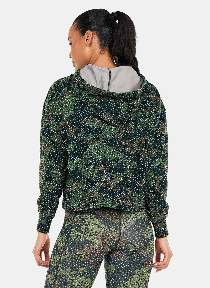 Women's Pro Dri-FIT Get Fit Cropped Fleece Training Hoodie