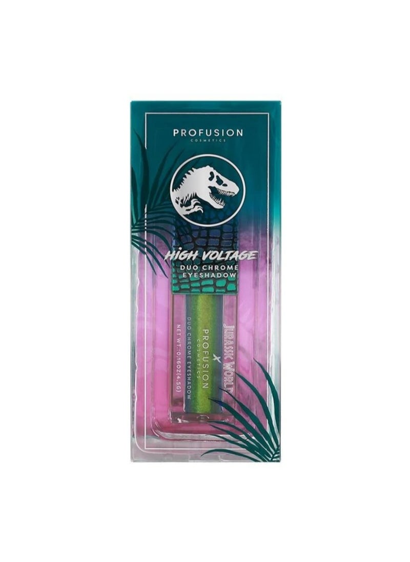 Profusion Cosmetics Jurassic Liquid Eye Shadows, Bold and Reflective Eye Looks with Intense Shine and Color Shift, High Voltage Duo Chrome (Mosasaurus)