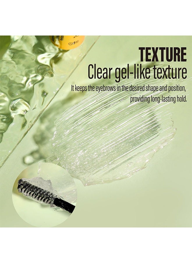 Clear Brow Styling Gel,Eyebrow Gel Makeup, Long-Lasting Charming Brow Glue, Waterproof Clear Brow Gel, Smudge-Resistant, Quick-Dry Brow Wax For Defined Natural Looking Eyebrows 7ml