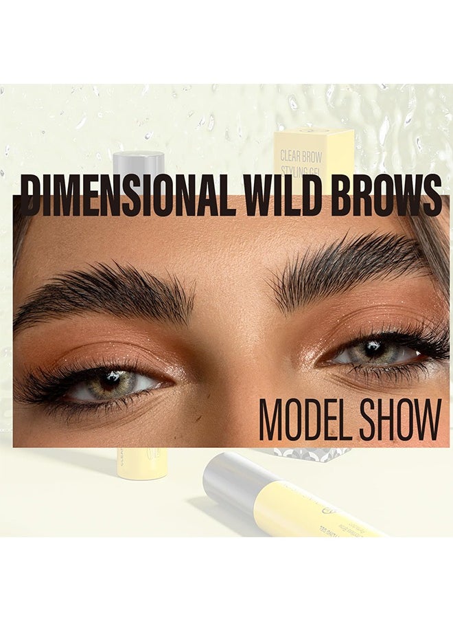 Clear Brow Styling Gel,Eyebrow Gel Makeup, Long-Lasting Charming Brow Glue, Waterproof Clear Brow Gel, Smudge-Resistant, Quick-Dry Brow Wax For Defined Natural Looking Eyebrows 7ml