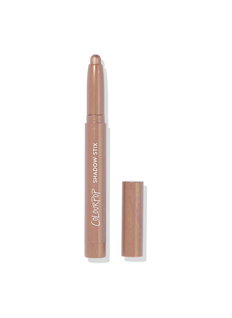 ColourPop Shadow Stix - Cream Eyeshadow Stick with Long-Lasting Color - Multi-Use Cream Makeup with a Built-In Sharpener & Precise Tip for Easy Application - Socialite (0.05 oz)