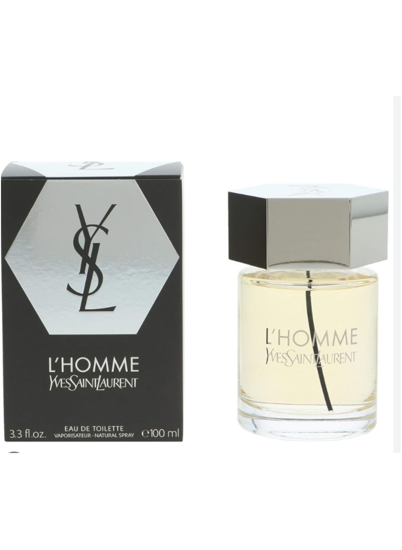 YSL L'Homme Eau de Toilette 100 ml / 3.3 Fl .oz For Men by Yves Saint Laurent