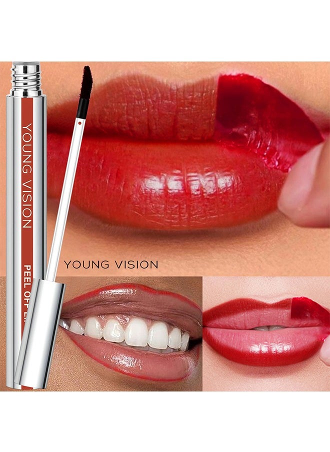 Peel Off Lip Liner, Tattoo Peel Off Lipliner, Matte Finish, Waterproof, Nude Matte Lip Contour for Women Makeup, Precise Lip Definition #02