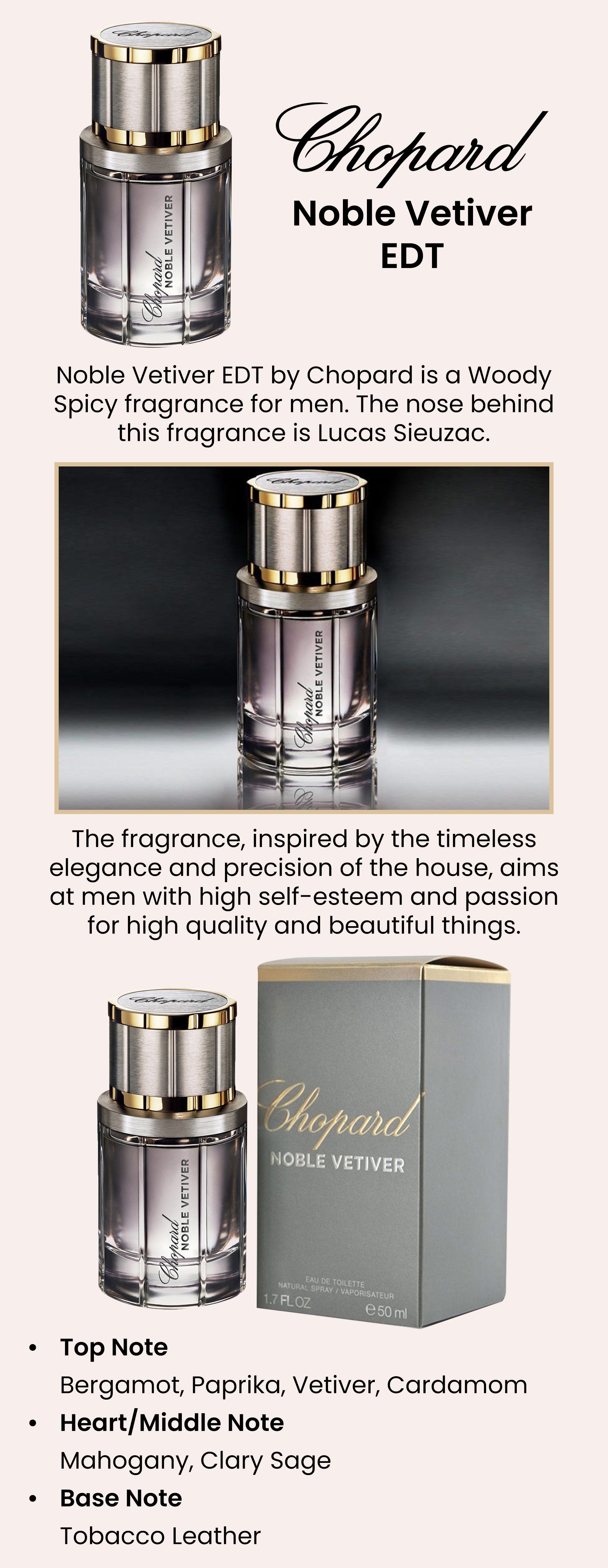 Noble Vetiver  EDT 50ml