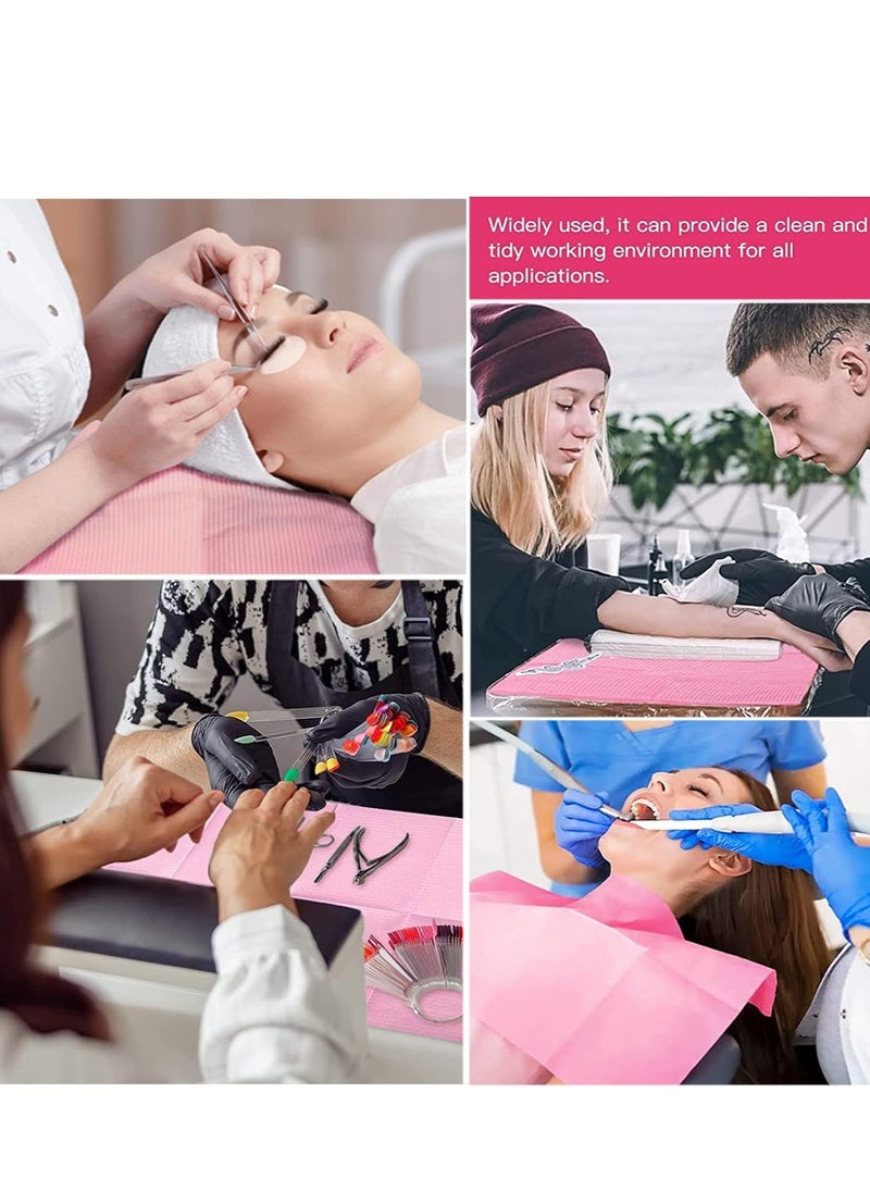 40 Disposable Waterproof Nail Art Towels, Versatile Dental Bibs and Cleaning Cloths for Pets, 13