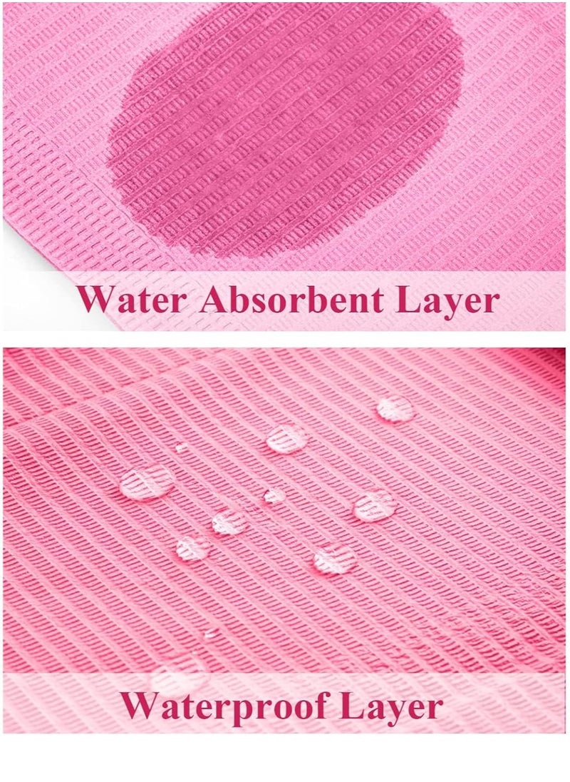 40 Disposable Waterproof Nail Art Towels, Versatile Dental Bibs and Cleaning Cloths for Pets, 13