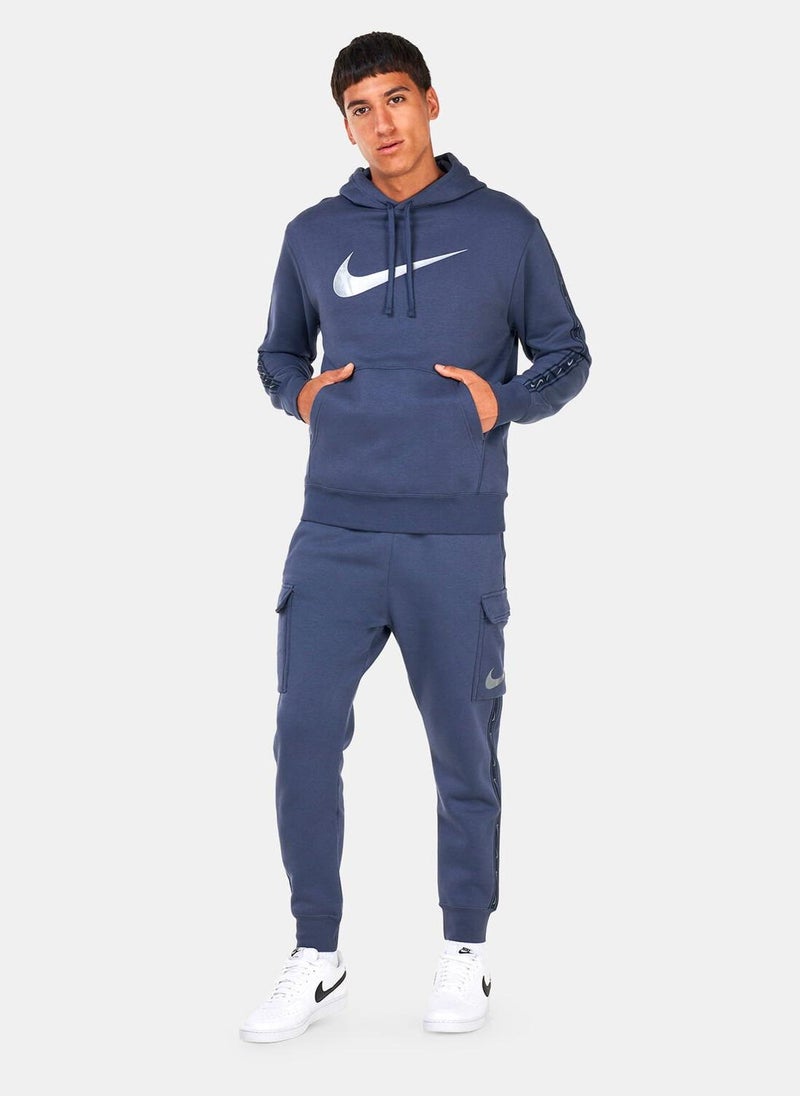 Men's Sportswear Repeat Pullover Fleece Hoodie