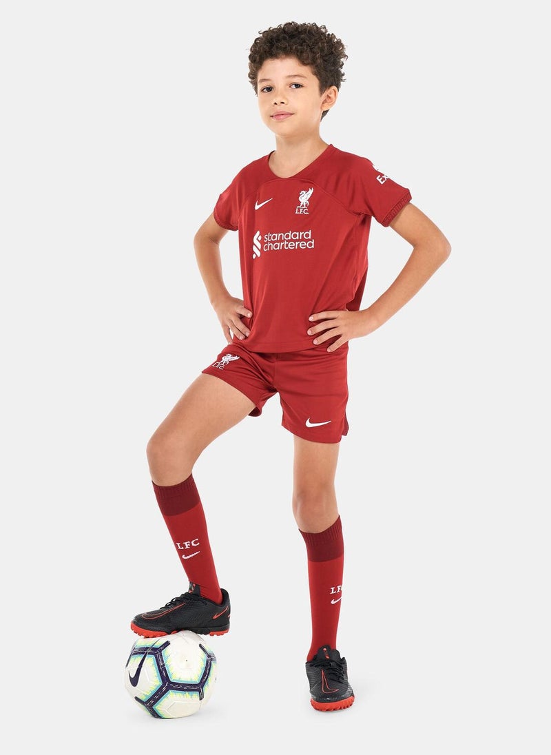 Kids' Liverpool F.C. Home Kit - 2022/23 (Younger Kids)