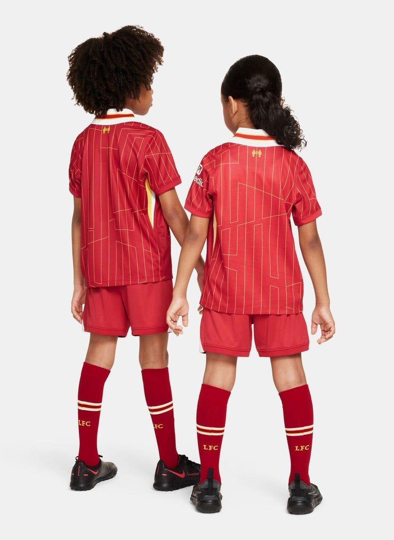 Kids' Liverpool Dri-FIT Stadium Home Football Kit - 2024/25
