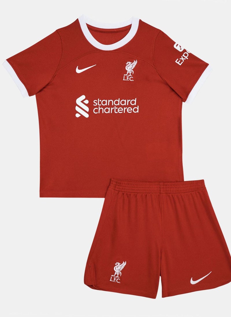 Kids' Liverpool F.C. Dri-FIT Home 3-Piece Kit - 2023/24 (Younger Kids)