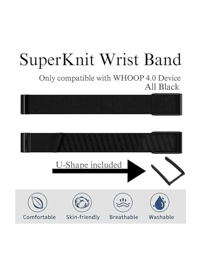Nylon Band Compatible with Whoop 4.0, Breathable Nylon Band, Stylish & Comfortable Replacement Strap, Compatible with the Whoop Bands, Easy to use (StarLight)