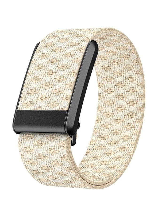 Nylon Band Compatible with Whoop 4.0, Breathable Nylon Band, Stylish & Comfortable Replacement Strap, Compatible with the Whoop Bands, Easy to use (StarLight)
