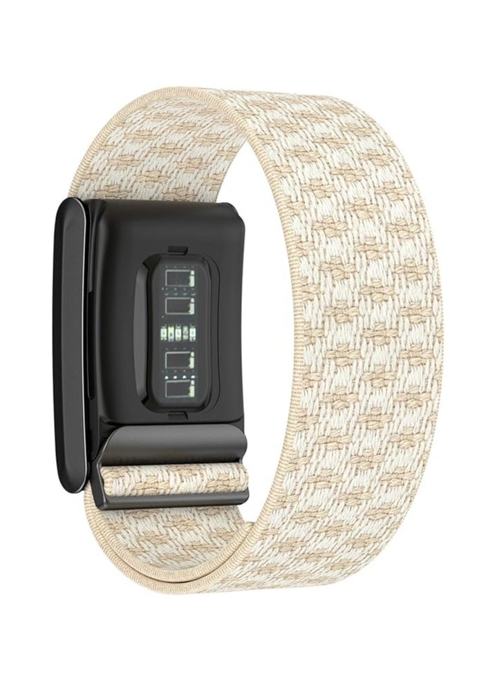 Nylon Band Compatible with Whoop 4.0, Breathable Nylon Band, Stylish & Comfortable Replacement Strap, Compatible with the Whoop Bands, Easy to use (StarLight)