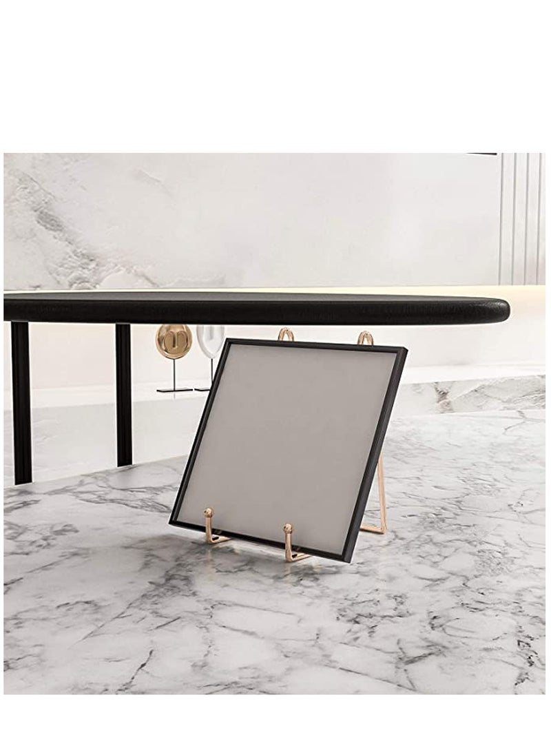 Metal Display Stands, 3 Pack 6 inch Rose Gold Stands Holder Display Stand for Decorative Plates, Mobile Phone Holder, Photo Frames, Postcards, Photo Holder, Etc