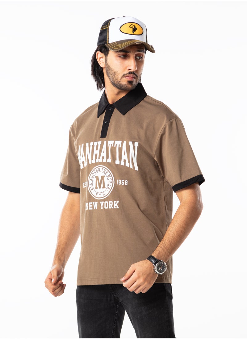 Men’s Polo Shirt Short Sleeve | Casual Collared T-Shirt for Daily Wear