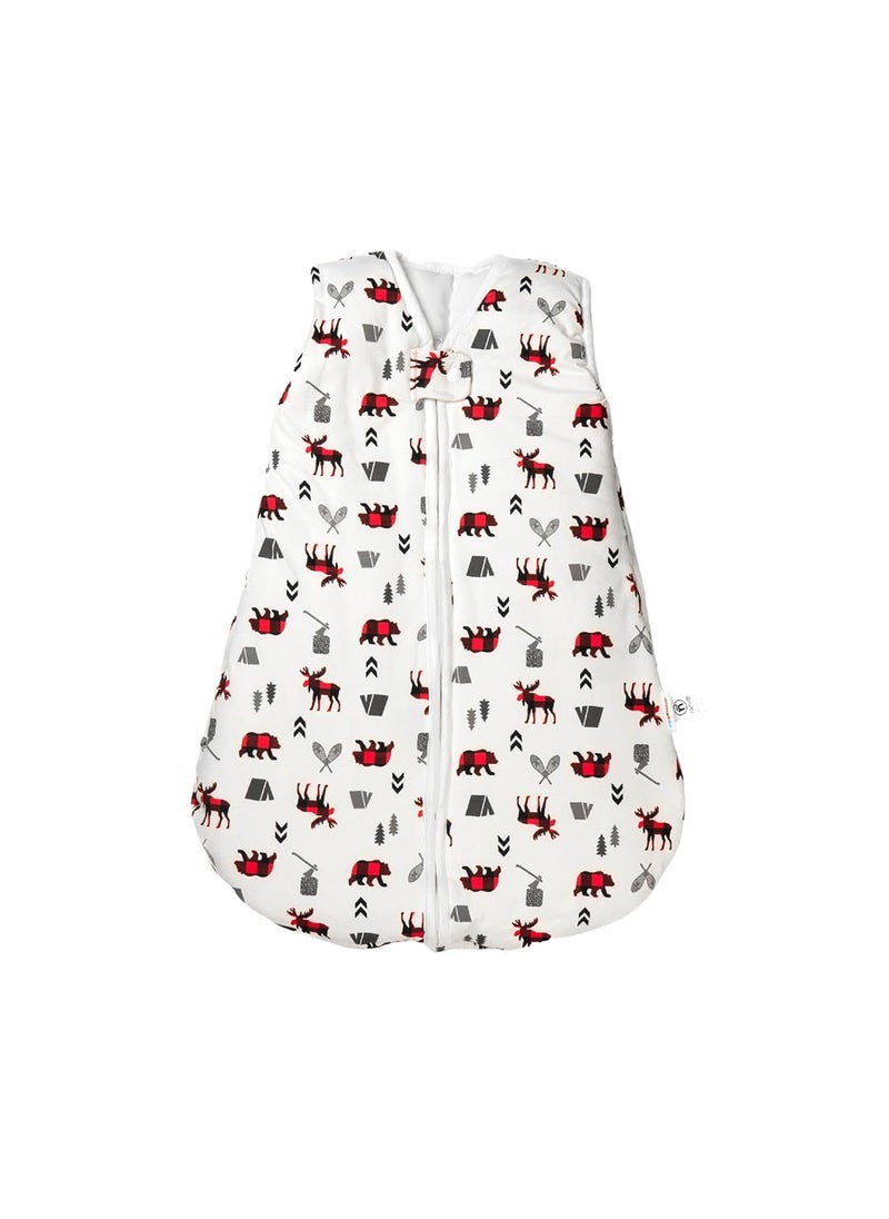 Neolo Pure Cotton Baby Sleeping Sack BagSleeping pod for NewbornSleeping Sack for BabySleeping SackAge Upto 1 Year babyCotton Printed Design White