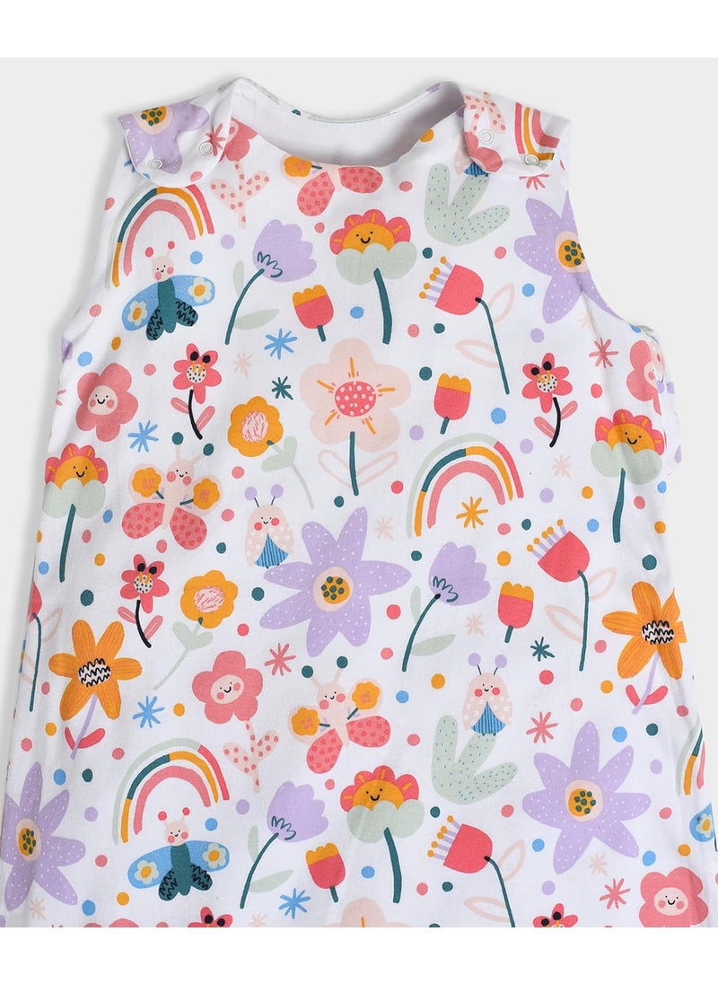 Mi Arcus Cotton Printed Knitted Sleeveless Sleeping Bag for Baby Boys Girls Kids 06 Months