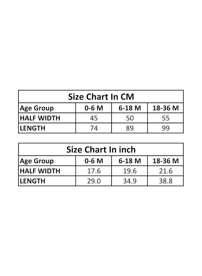 Mi Arcus Cotton Printed Knitted Sleeveless Sleeping Bag for Baby Boys Girls Kids 06 Months