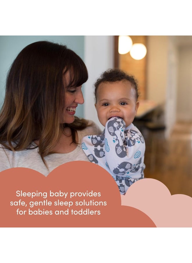 SleepingBaby Zipadee-Zip Transitional Swaddle Sack - Roomy Zipper Swaddle for Easy Diaper Changes and Proper Hip Development