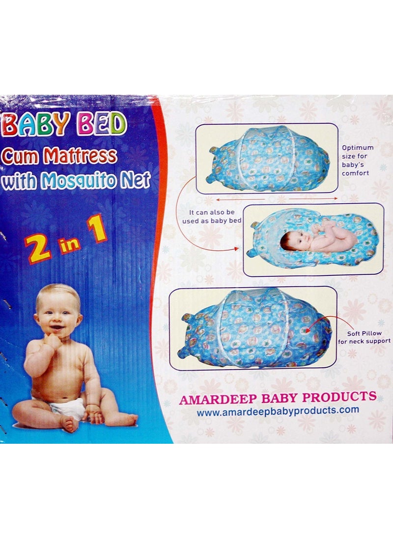 Baby Mattress with Mosquito Net Collage Red Nt02 Red