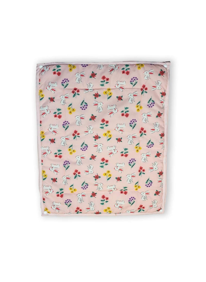 Itsyboo by Waterlemons Baby Kids Newborn Changing Mats Bed Mattress Protector Large Size 49 X 68 cms Pack of 3 RabbitPinkMulti