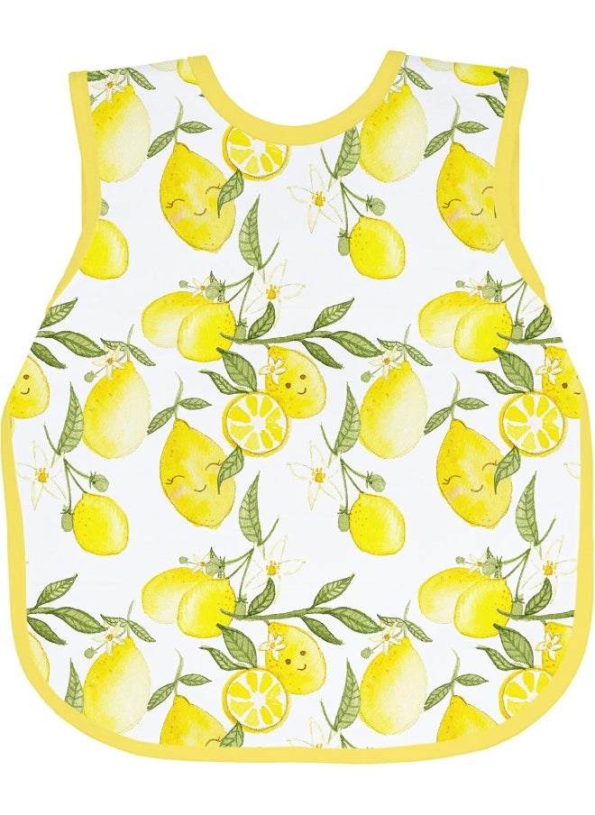 BapronBaby Fresh Lemon Bapron - No Neck Tie Safer Bib for Baby & Toddler