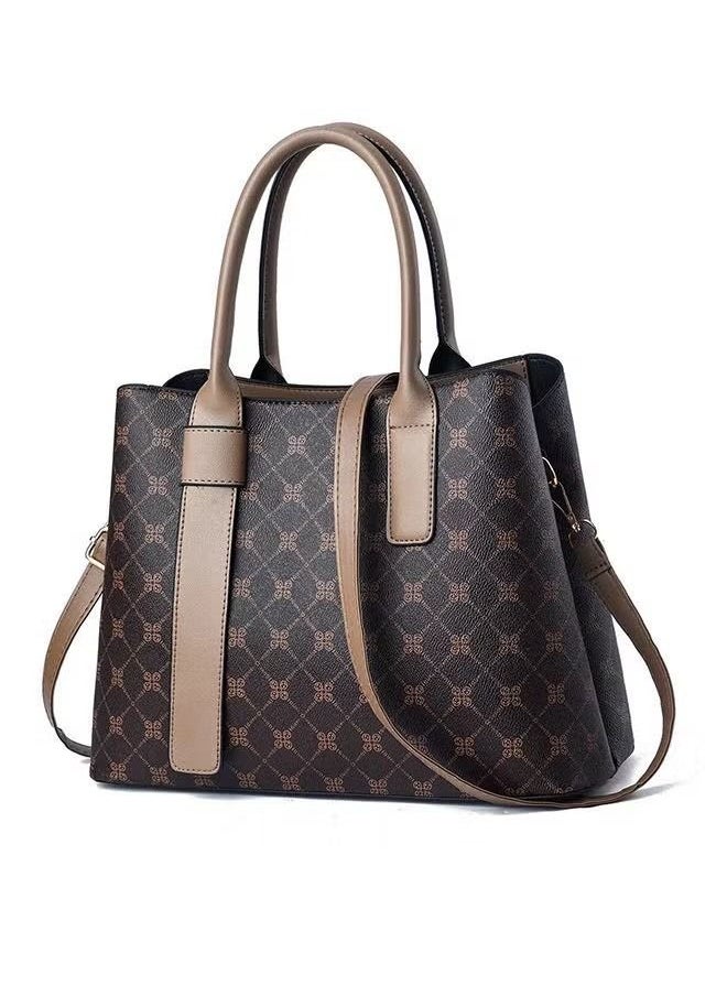 Casual Commuting Large Capacity Handbag Ladies Elegant for Women One Shoulder Cross-body Tote Bag for Travel Party Shopping 33 x 14 x 41cm