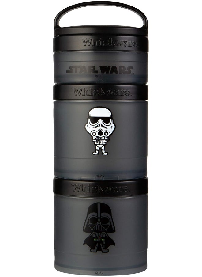 Whiskware Star Wars Stackable Snack Containers for Babies, Kids, and Toddlers