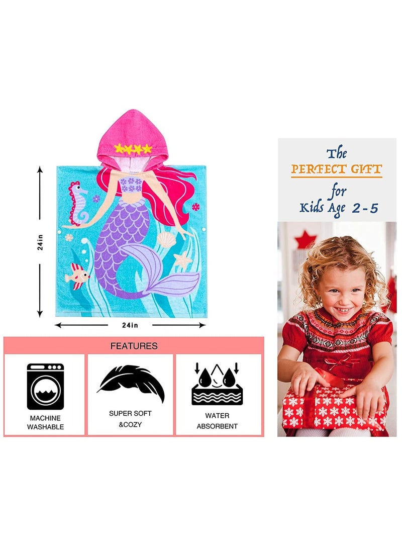 Hooded Towel for Babys Toddlers, Boys Girls 12M to 5 Years, 48