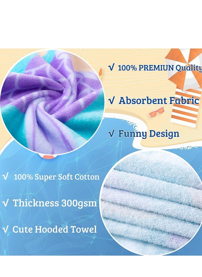 Hooded Towel for Babys Toddlers, Boys Girls 12M to 5 Years, 48