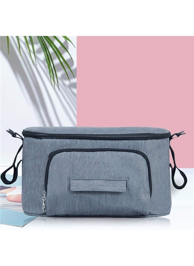 Stroller Caddy, Baby Stroller Storage Bag Stroller Organizer Bag Stroller Cup Holder Bag Stroller Hanging Bag Baby Stroller Organizer