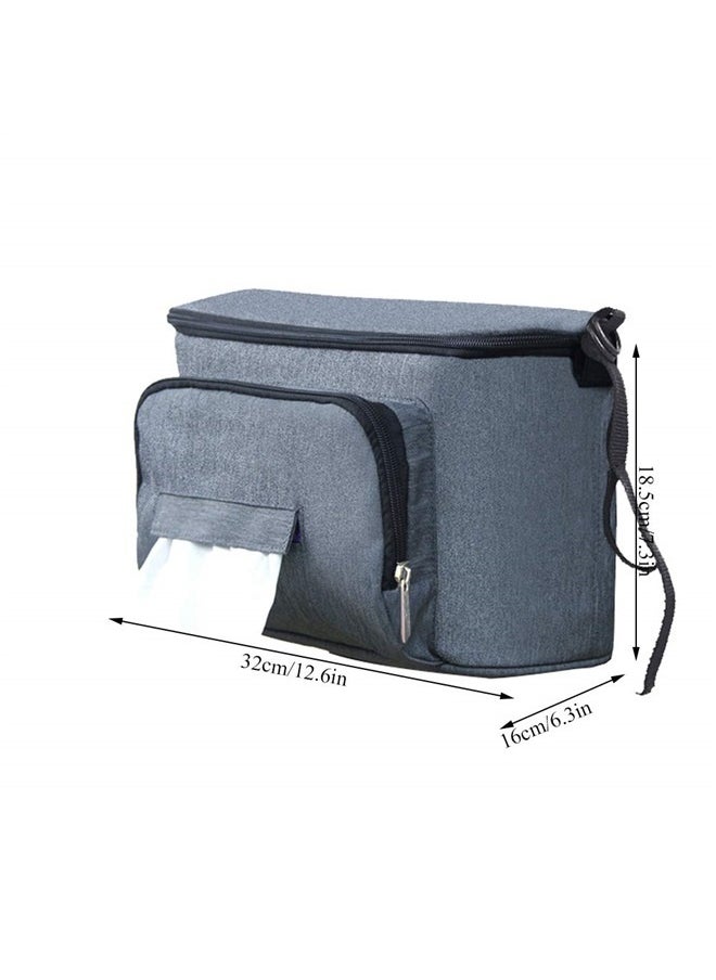 Stroller Caddy, Baby Stroller Storage Bag Stroller Organizer Bag Stroller Cup Holder Bag Stroller Hanging Bag Baby Stroller Organizer