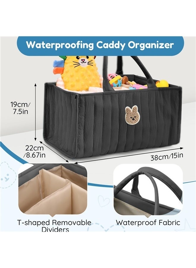Baby Diaper Caddy Organizer Large Capacity Baby Diaper Caddy Basket Portable Baby Shower Basket